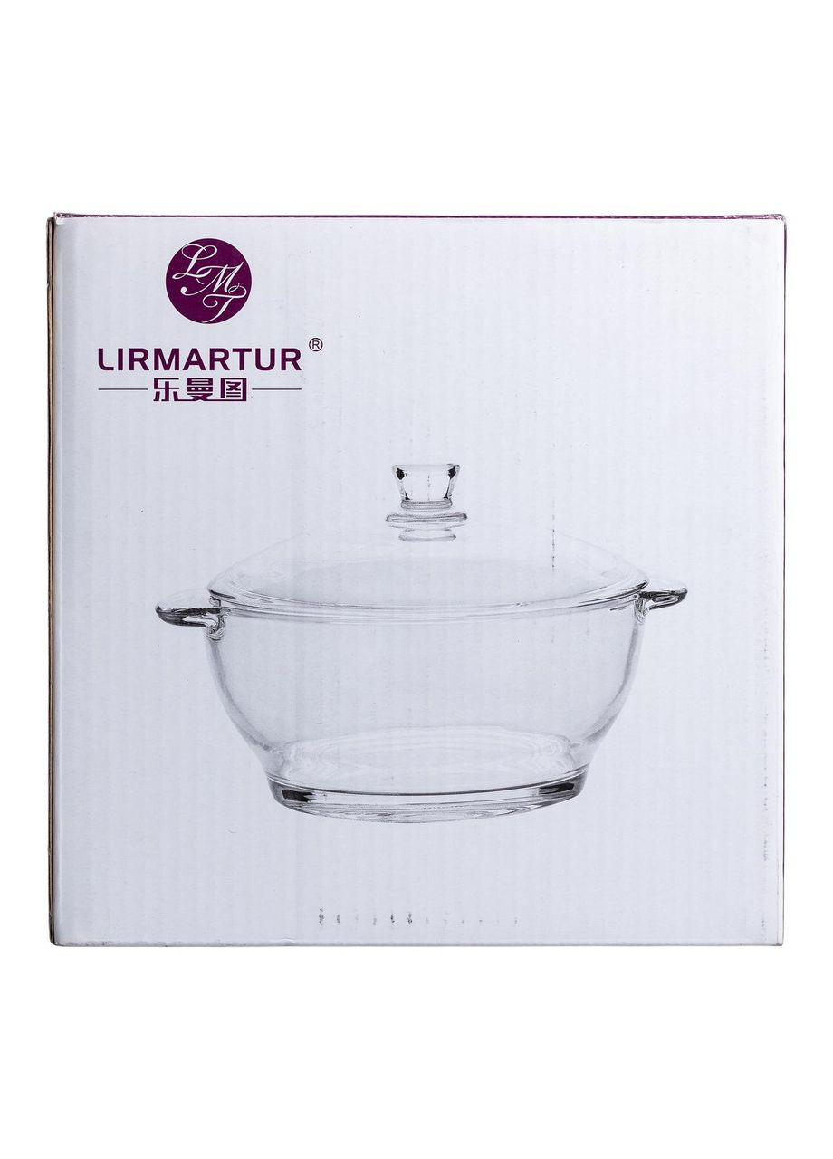 Супниця із кришкою скляна Ø 15.5 см бульйонниця 1 л для гарячих страв HP-YH-5 (A-033608) Yiwu (361242490)