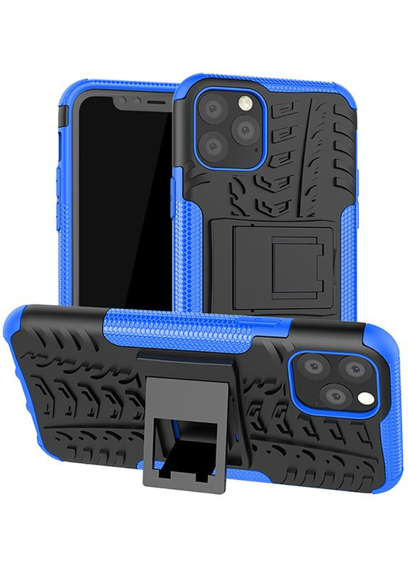 Чехол-накладка Dazzle Kickstand 2 in 1 Case Apple iPhone 11 Pro Blue Toto (301466436)