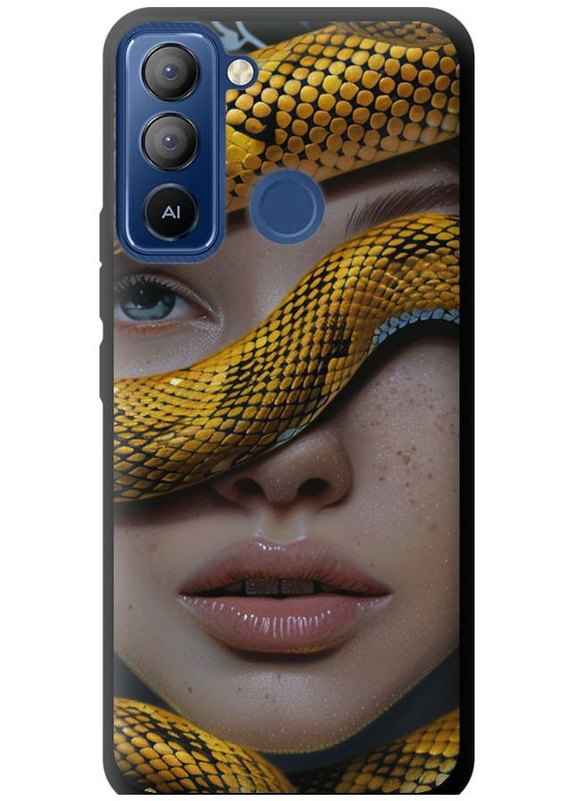 TPU чорний чохол 'Обійми змії' для Endorphone Tecno POP 5 LTE BD4 (289531721)