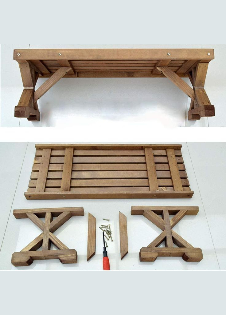 Садовая скамейка из дерева Брест 60 капучино (СДС-600106) No Brand (328960542)