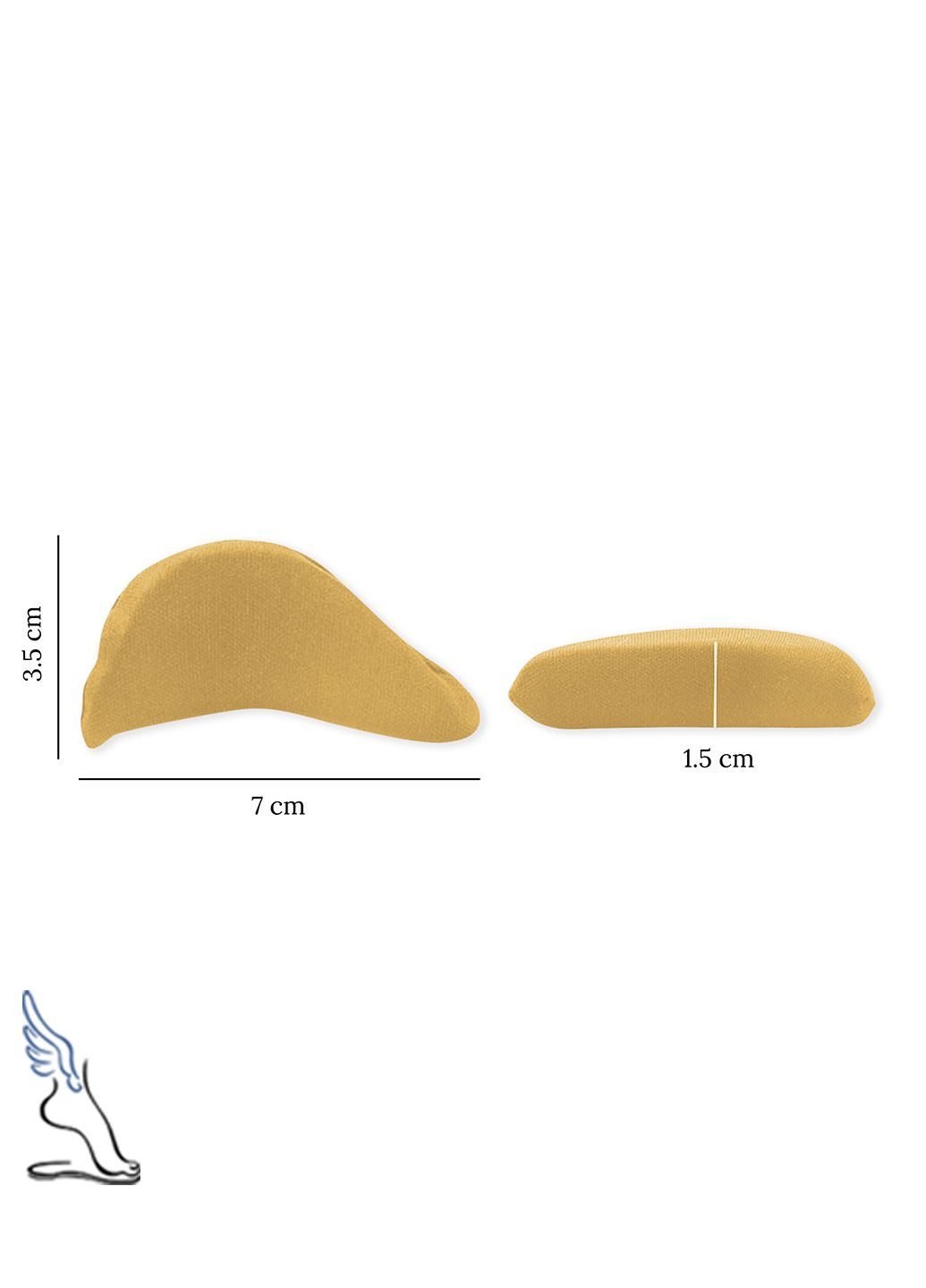Набор латексных и поролоновых вкладышей для уменьшения размера обуви 4 шт No Brand (285272661)