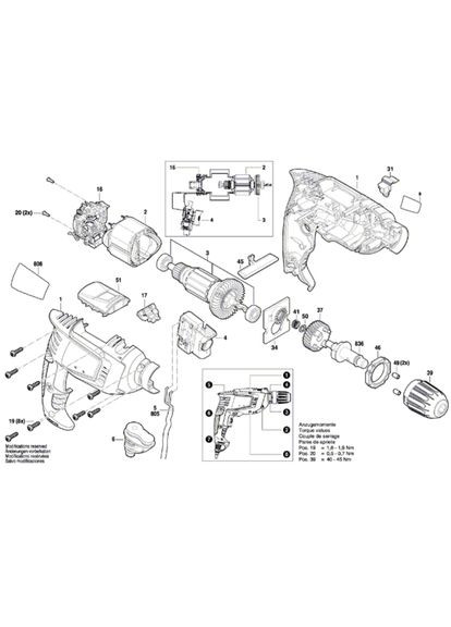 Дриль ударний UniversalImpact 800 (0.603.131.120) Bosch (360426087)