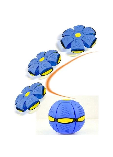 Складаний м'яч-трансформер Flat Ball Disc з LED підвіткою для фрісбі та активних ігор Digital 51684/99 (402473713)