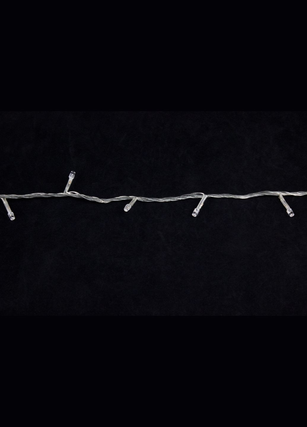 Гірлянда нитка 21 метр на ялинку Кольорова 300 лампочок світлодіодна від мережі прозорий провід (m.01.5Т.300-) Laplandia (314893338)