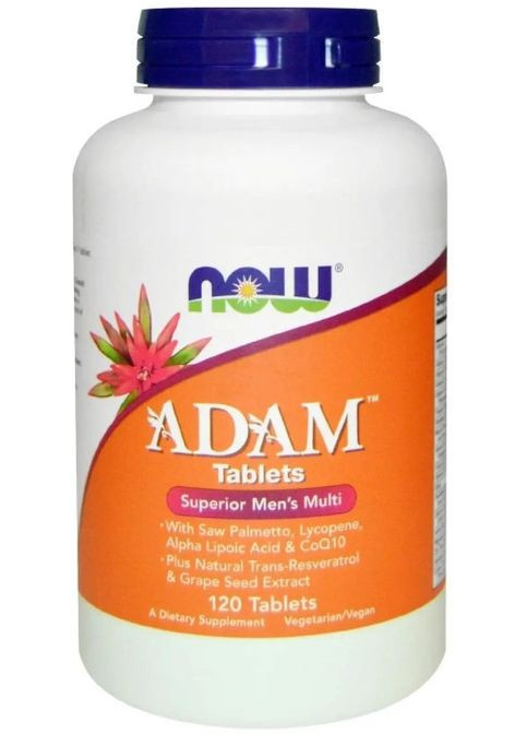Вітамінний комплекс Адам Adam Men's Multi 120 таб Now Foods (359473870)