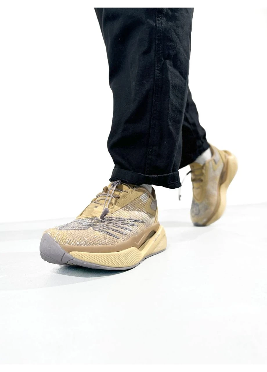 Бежевые летние кроссовки new balance fuelcell x stone island beige нью беланс фуел селл No Brand