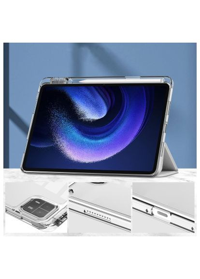 Чохол до планшета TPU Edge stylus mount Xiaomi Mi Pad 6 / 6 Pro 11" Sliver (709560) BeCover TPU Edge stylus mount Xiaomi Mi Pad 6 / 6 Pro 11&quot; (366700748)