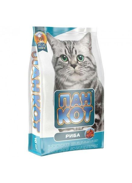 — Рыба 10 кг, корм для кошек с содержанием морской рыбы Пан Кот (278308282)