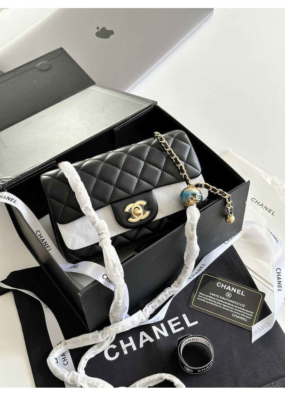 Сумка жіноча Classic 1.55 Small Single Flap in Black No Brand (355342912)