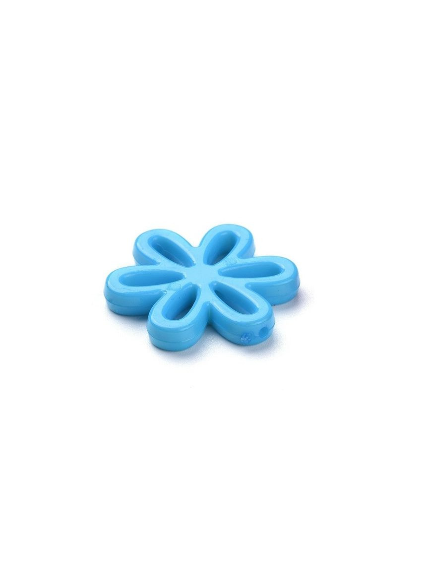 Бусины акриловые Цветок 31 мм x 28 мм x 4.5 мм Finding (316251087)