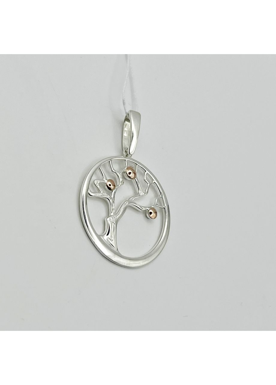 Кулон срібний з золотою пластиною "Дерево життя" 3,02 г No Brand (369737754)