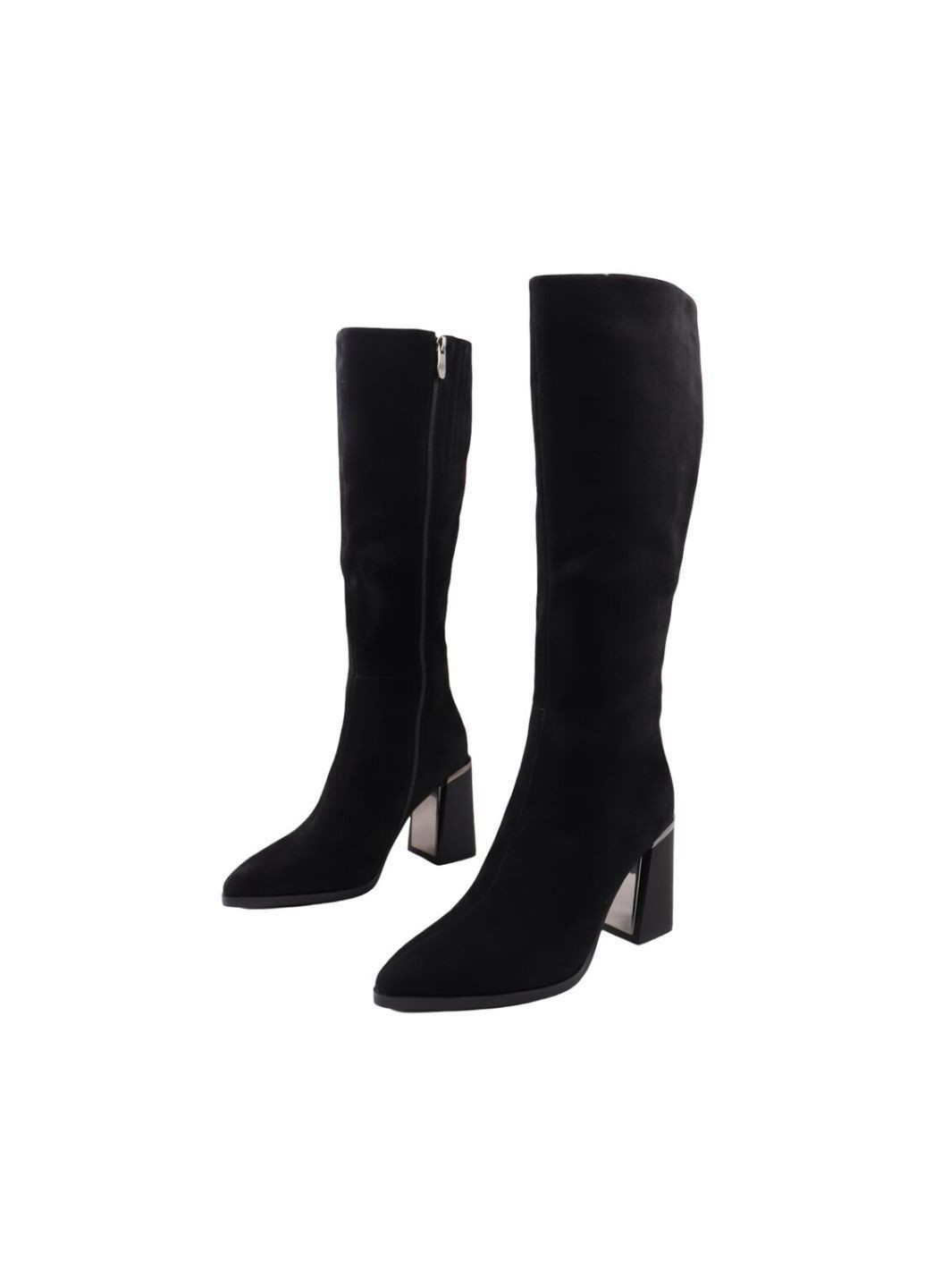 Чоботи жіночі чорні натуральна замша FARINNI 708-25/26ZS (306855933)