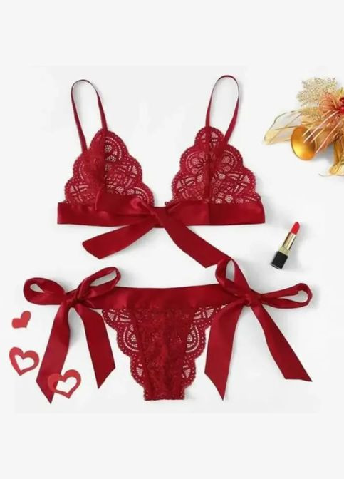 Комплект нижнего белье кружевное, сексуальное. No Brand (292866362)