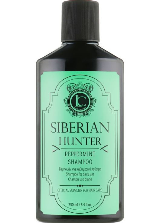 Шампунь для щоденного використання Siberian Hunter Peppermint Shampoo 1000ml (606289-35652) Lavish Care (368637900)