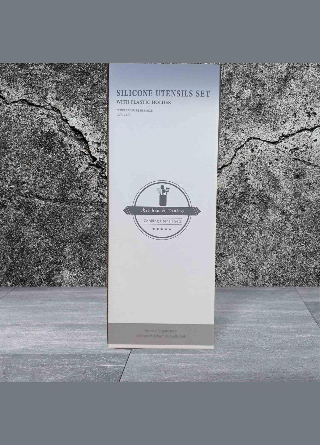 Силиконовый кухонный набор принадлежностей Kitchen Set 12 предметов (дерево+силикон) красный УНИВЕРСАЛ (300001317)