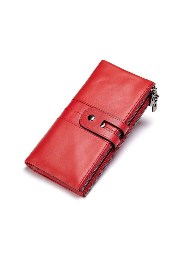Жіночий шкіряний червоний гаманець (8560) No Brand (322157480)
