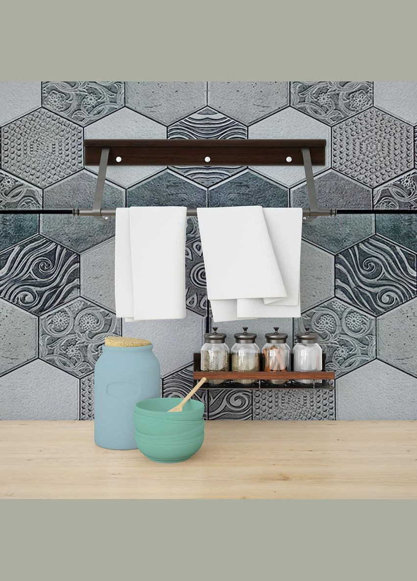 Настенная ПВХ панель Соты с узорами 960*480*4мм Sticker Wall (300527339)