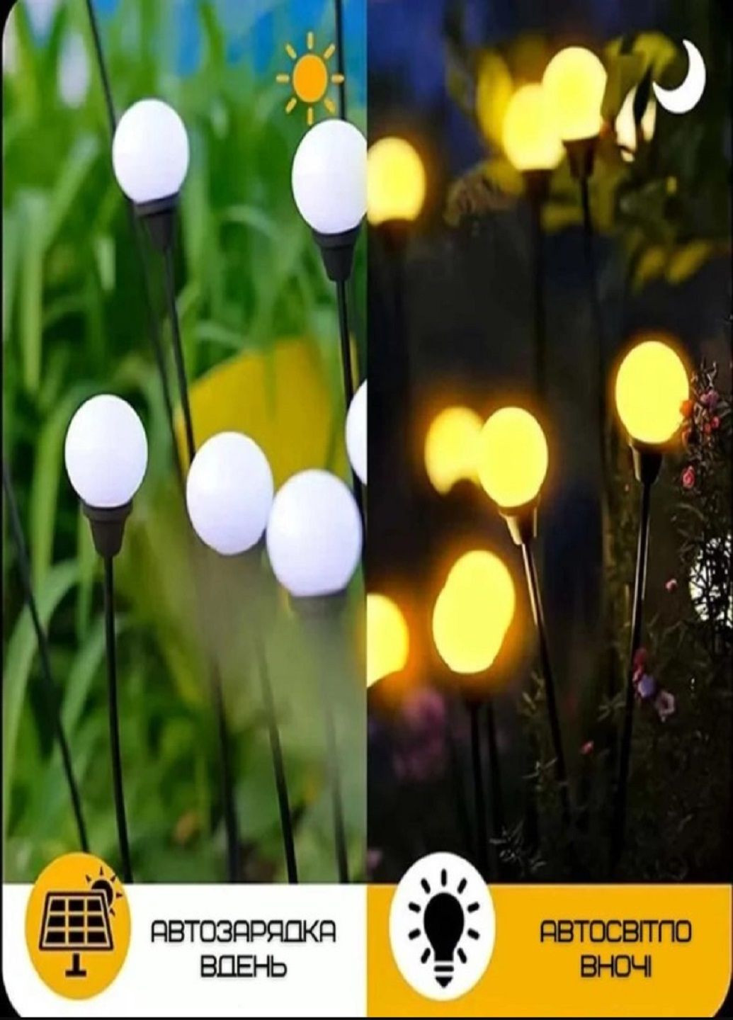 Светильник 8 LED Для Сада Декоративный Водонепроницаемый Фонарь Для Клумбы на Дачу с Датчиком Светлая на Солнечной Батарее VTech (293151917)