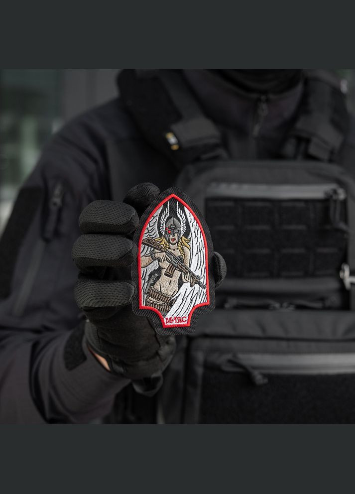 Нашивка Valkyrie (вишивка) Black/Red M-TAC (315047583)