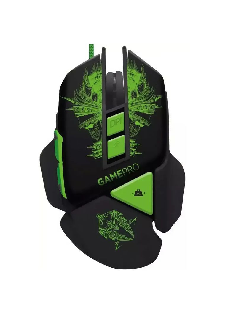 Дротова ігрова мишка зі світлодіодним підсвічуванням PoloSmart PGS302 4 рівня чутливості Esonstyle (363832180)