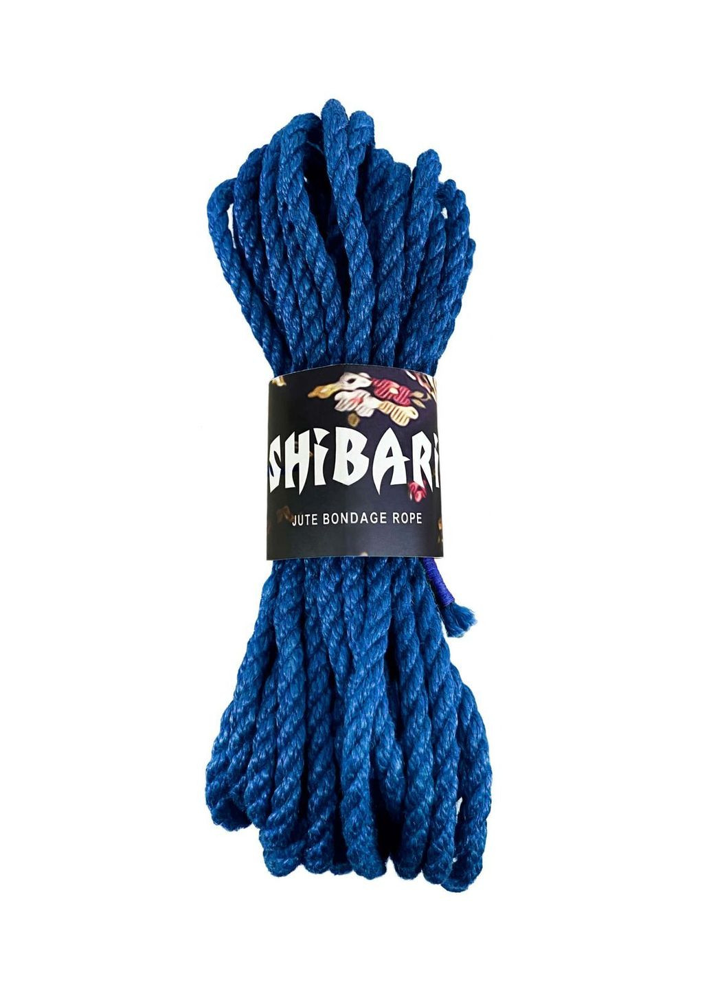 Джутова мотузка для шибарі Shibari Rope, 8 м синя Feral Feelings (369949550)