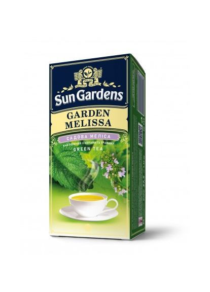 Чай зеленый Garden Melissa, 37,5 г (25 ф/п) Sun Gardens (368801327)