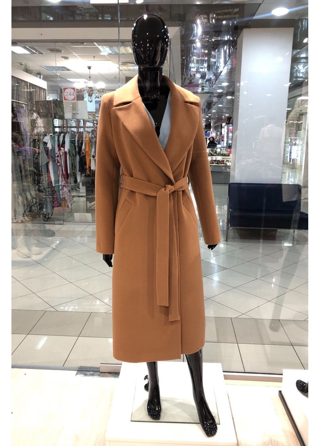 Коричневое демисезонное Пальто демисезонное C27-5 CHICLY