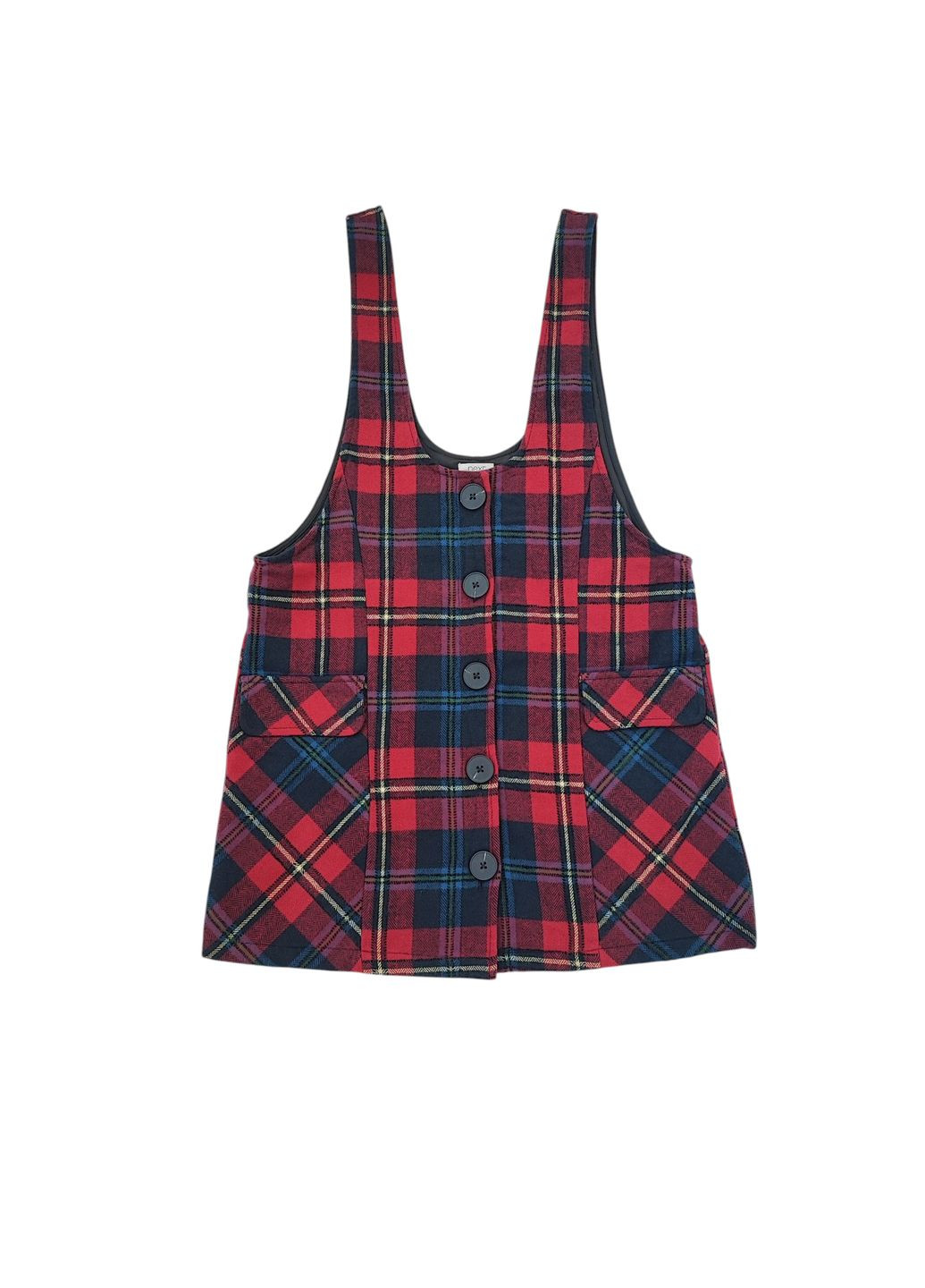 Демисезонный подростковый сарафан для девочки next 140 см разноцветный (0715) Next Trend в клеточку