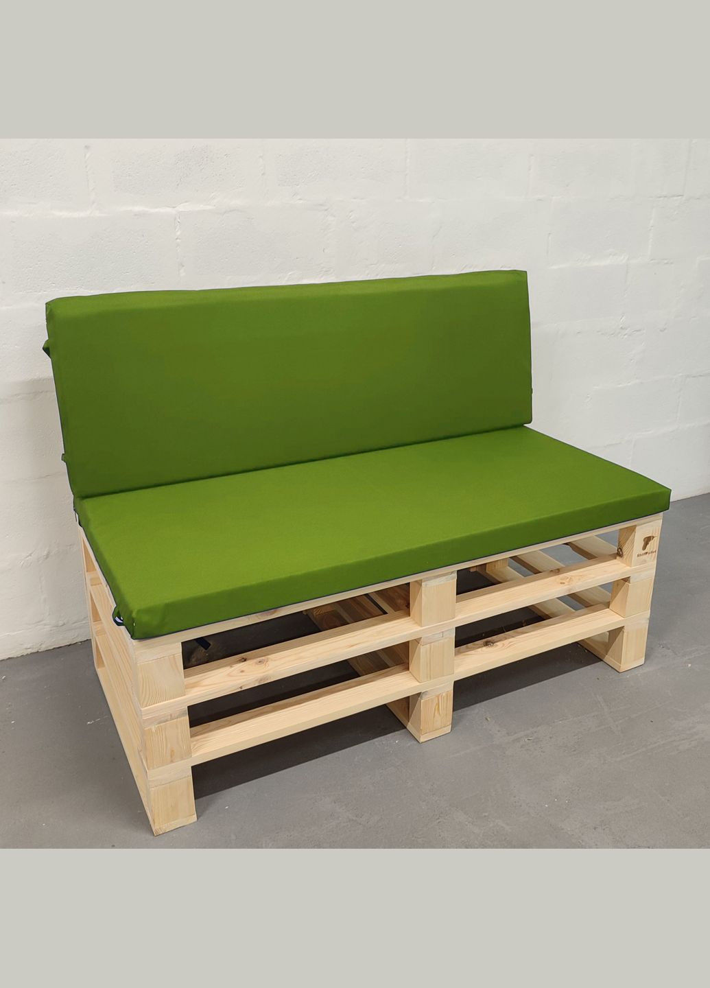 Комплект водовідштовхуючих подушок для палетдивана оксфорд оливковий 120x60x5/120x40x5 eGarden (316646169)