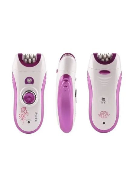 Епілятор пінцетний жіночий 6 в 1 KM-3066 акумуляторний для ніг, рук, лінія бікіні, пахви Kemei (325684026)