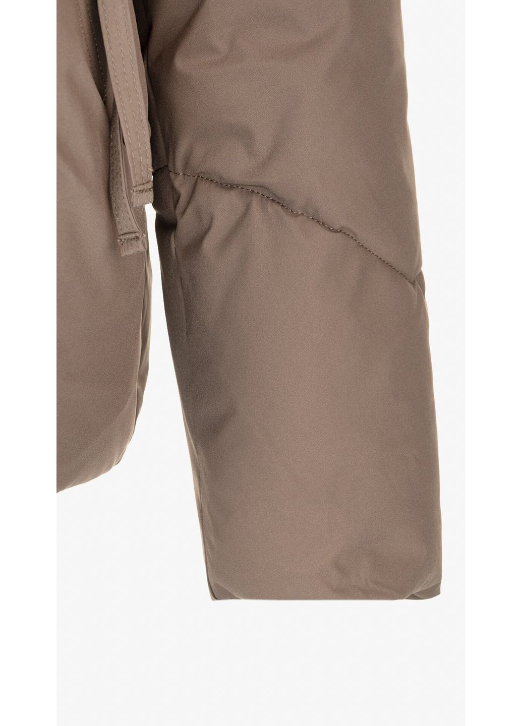 Коричнева зимня куртка однотонна жіноча 3390 shop (2000999155222) On me