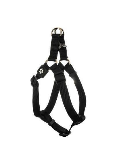 Шлей для собак Harlem Х 5377см/20мм нейлонова, чорна GimDog (292395711)