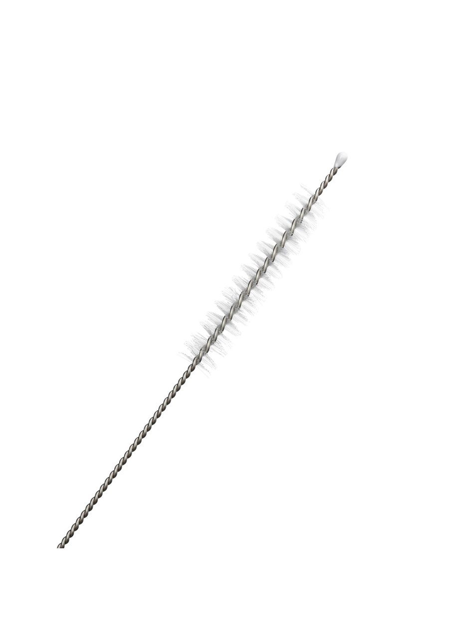 Набір багаторазових ложок-трубочок 6 шт для напоїв 19,5 см з щіткою Золотистий HP-20-56 Yiwu (367842985)