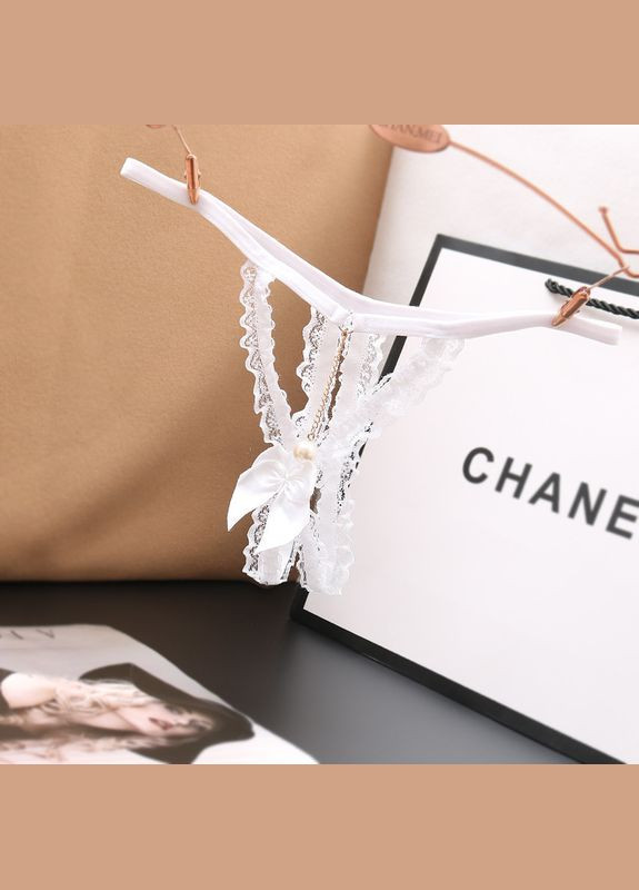 Трусики з розрізом та підвіскою Sexy One Size (S/М/L) (8-157) No Brand (312005242)