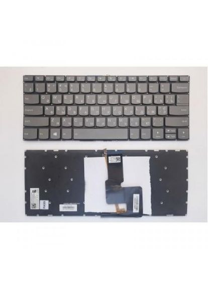 Клавіатура Lenovo ideapad 320-14isk,320s-14ikb/14ibr серая с подсв u (275092935)