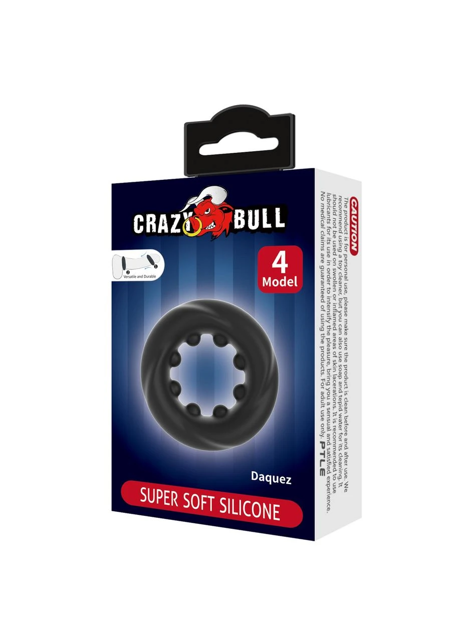 Эрекционное кольцо №4 - DAQUEZ super soft silicone, BI-210354 Crazy Bull (383094502)
