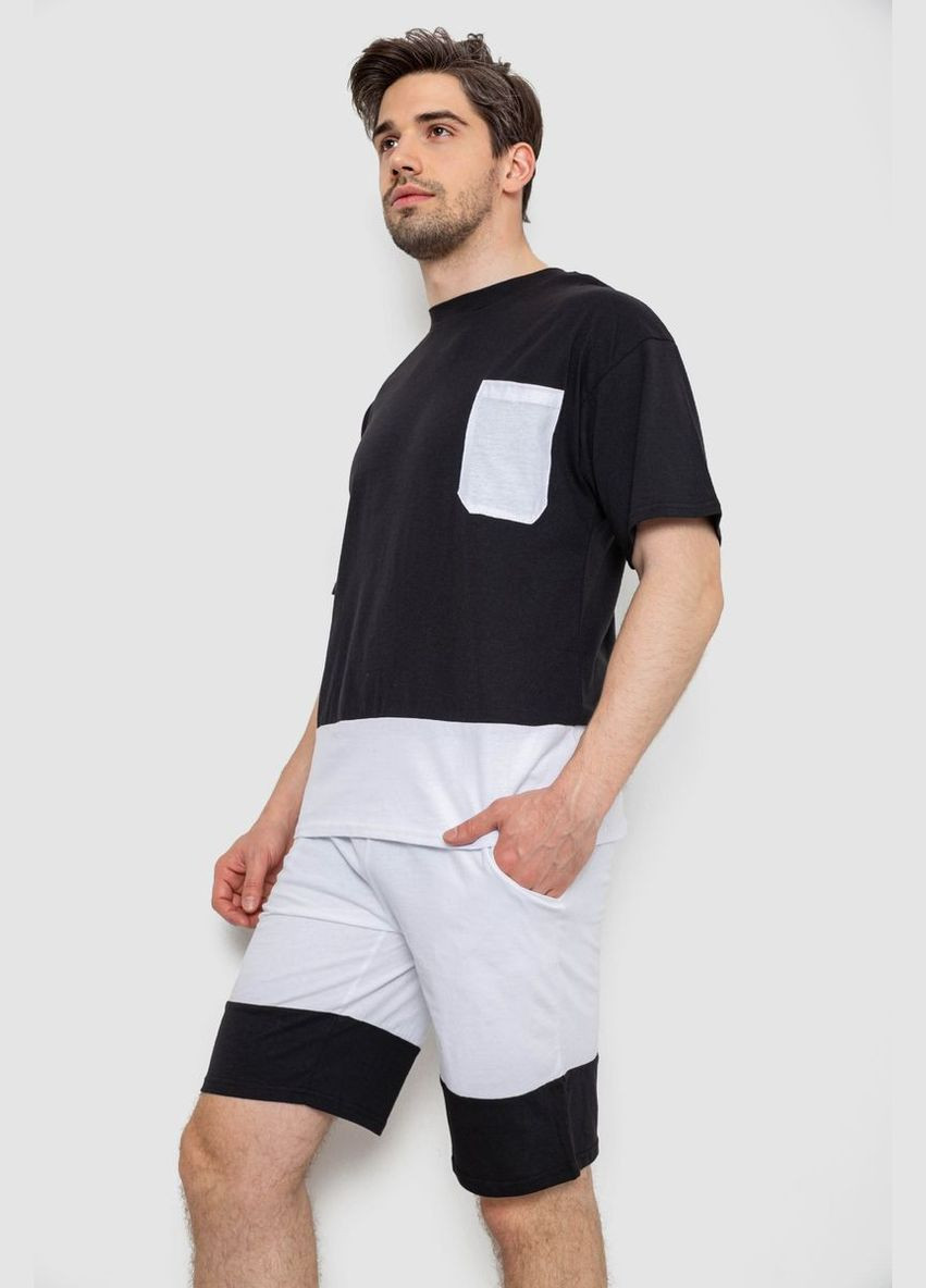 Черно-белый летний костюм мужской повседневный Avesta 238R1533