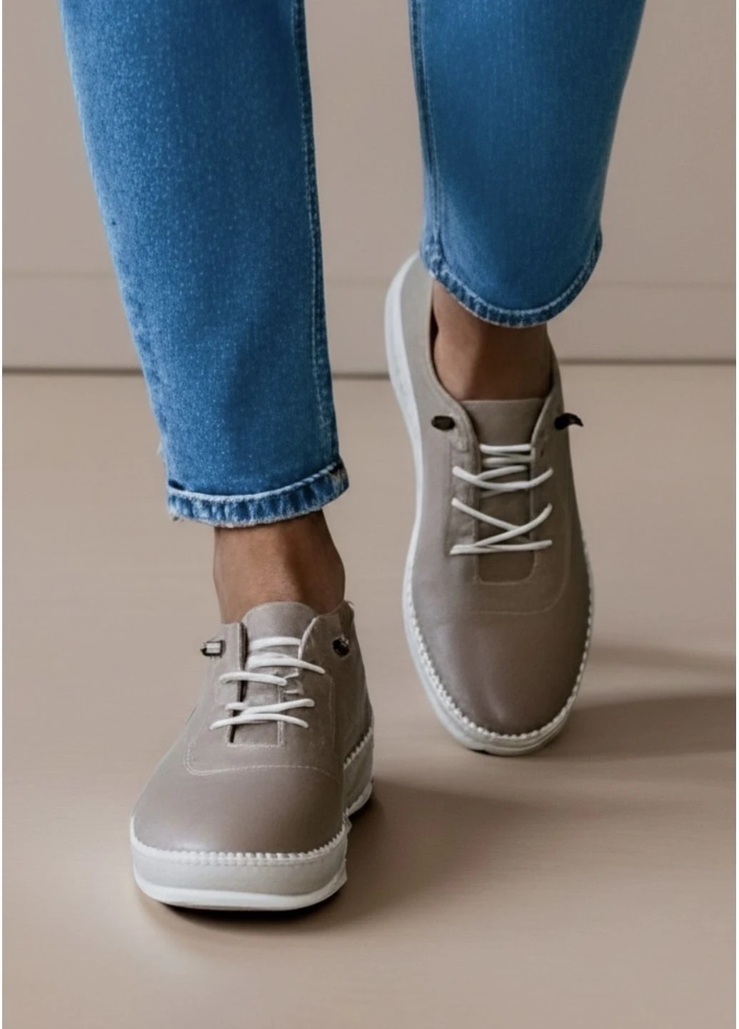 Жіночі шкіряні макасини No Brand (389988057)