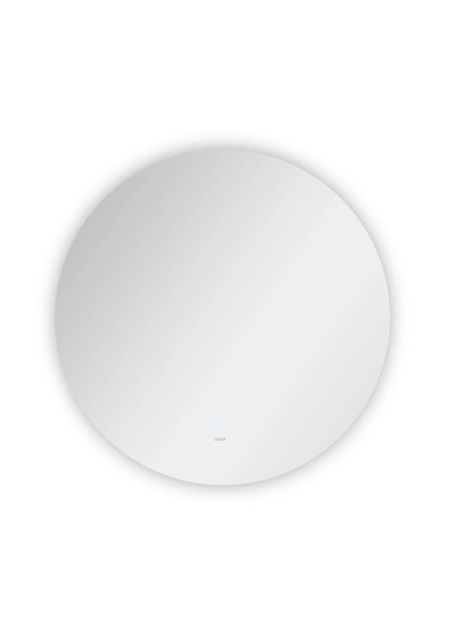 Зеркало Taurus R600 с LED-подсветкой Touch, с антизапотеванием, с диммером, рег. цветовой температуры (3000-6500 K) QT2478R607 Qtap (396802089)