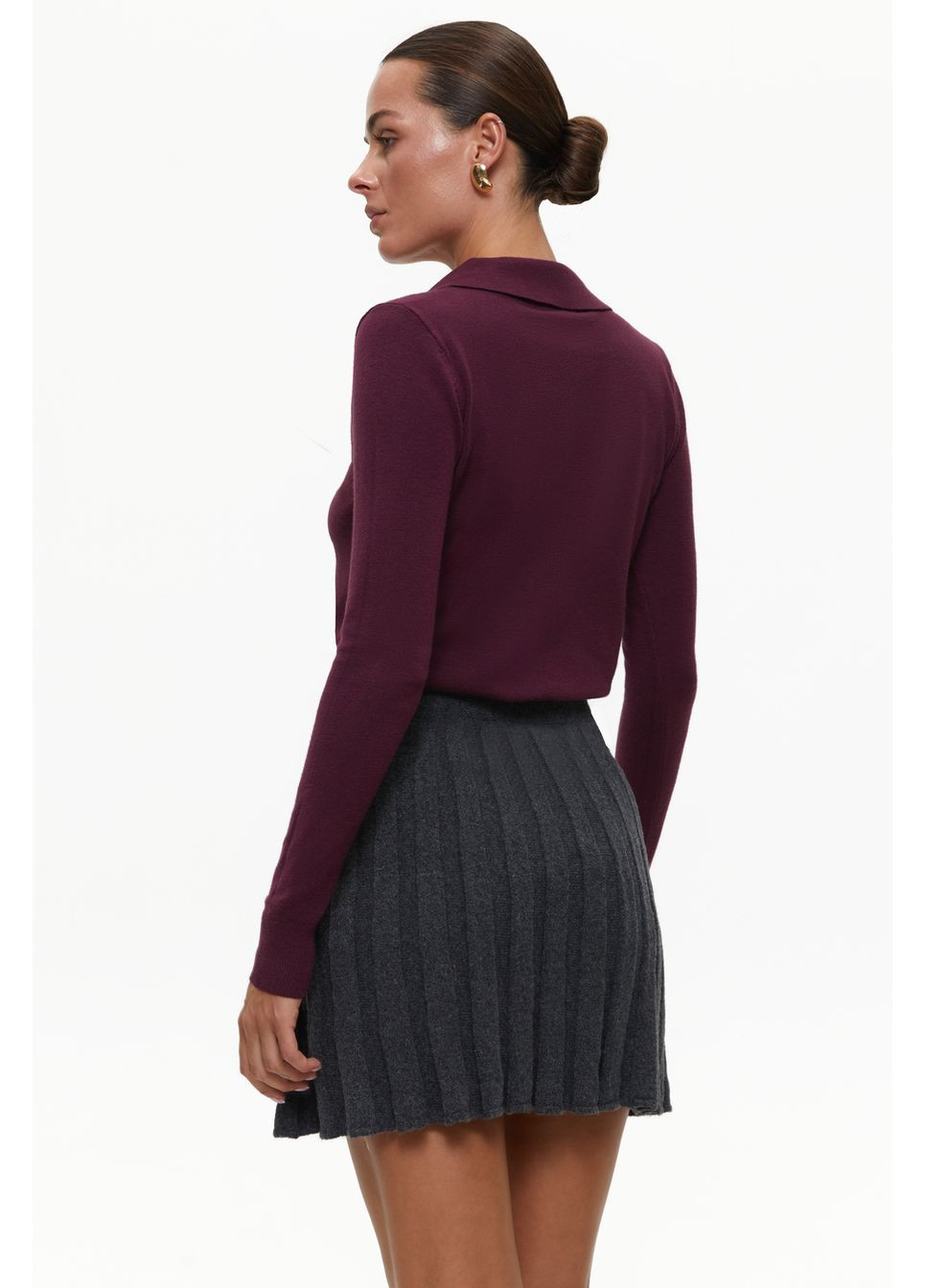 Трикотажна плісирована спідниця, dark grey Solmar Спідниця (366029172)