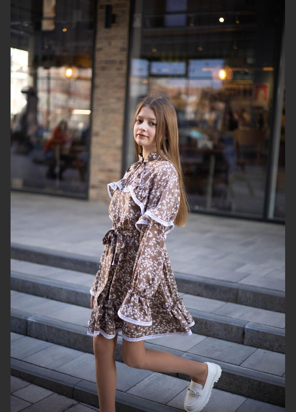 Коричнева сукня підліткова IRmAS (324621050)
