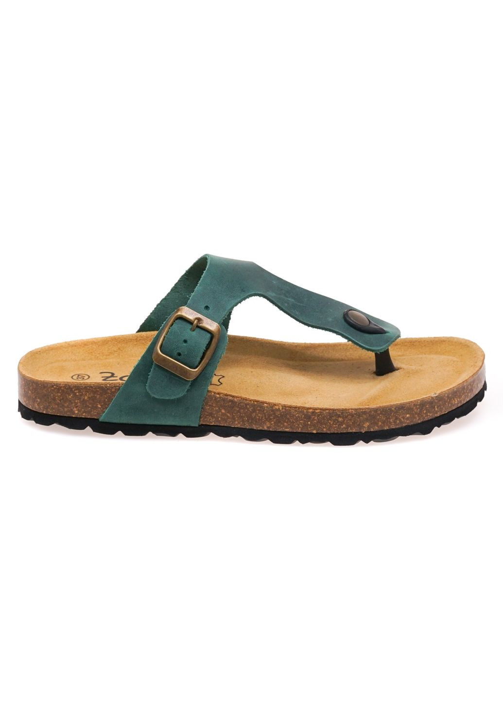 Зеленые шлепанцы женские 10250 verde 5 No Brand