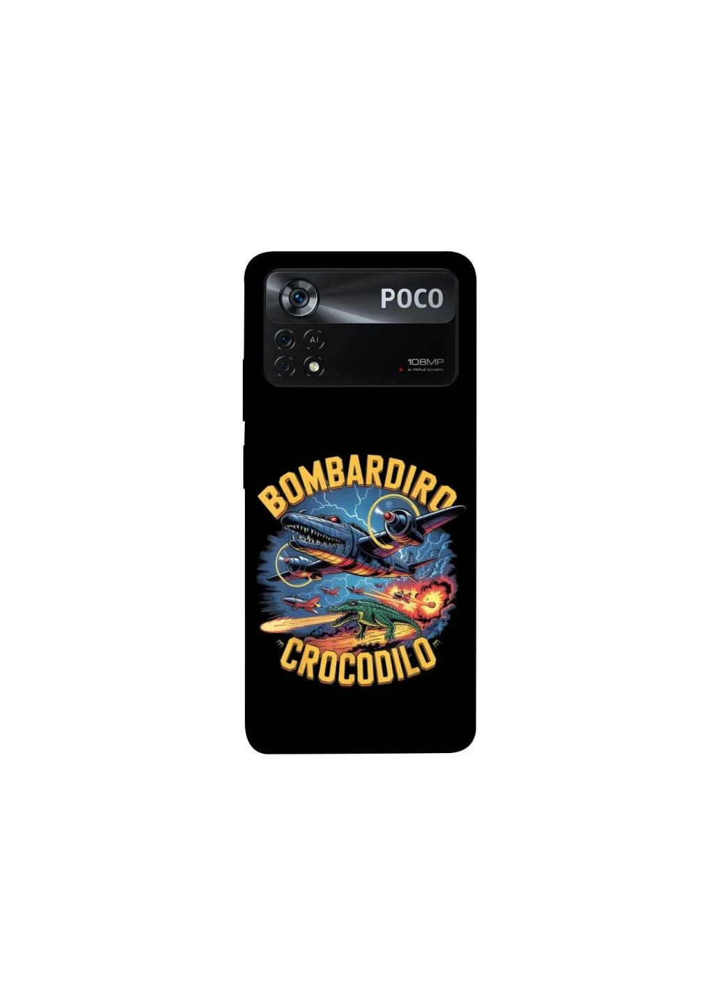 Чохол на Xiaomi Poco X4 Pro 5G Bombardino Crocodilo v2 Frontalka (352225937)