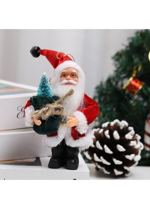 Фигура новогодняя Санта Клаус 5 14022 19 см No Brand (369345392)