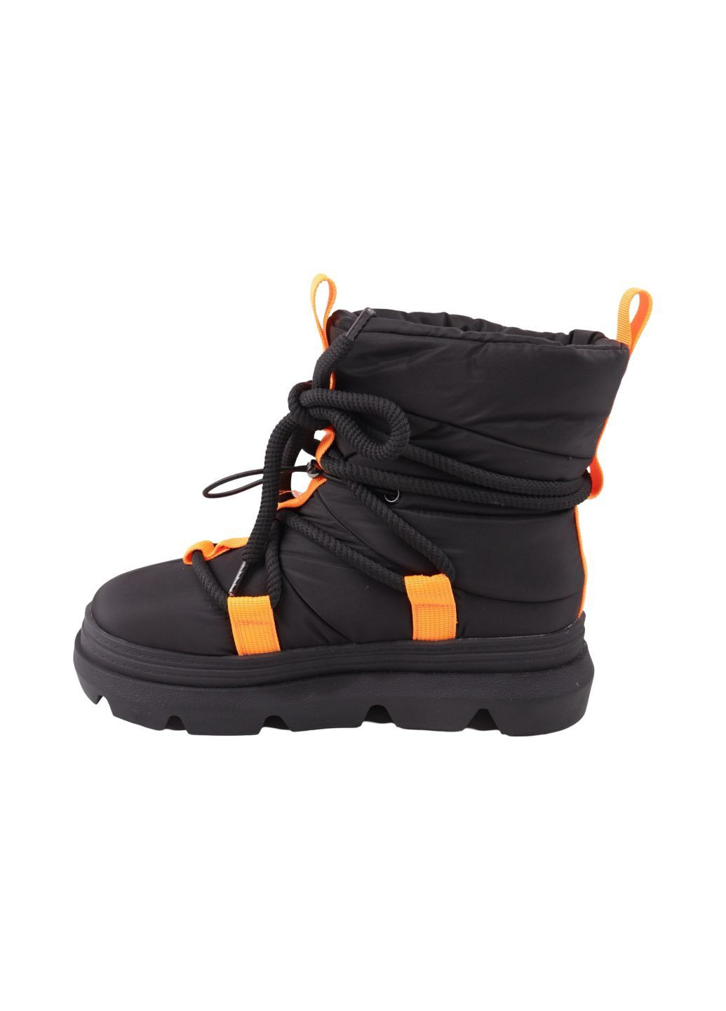 Угги женские черные балоновые на платформе Sorte Lady 177-25ZHS (314860318)