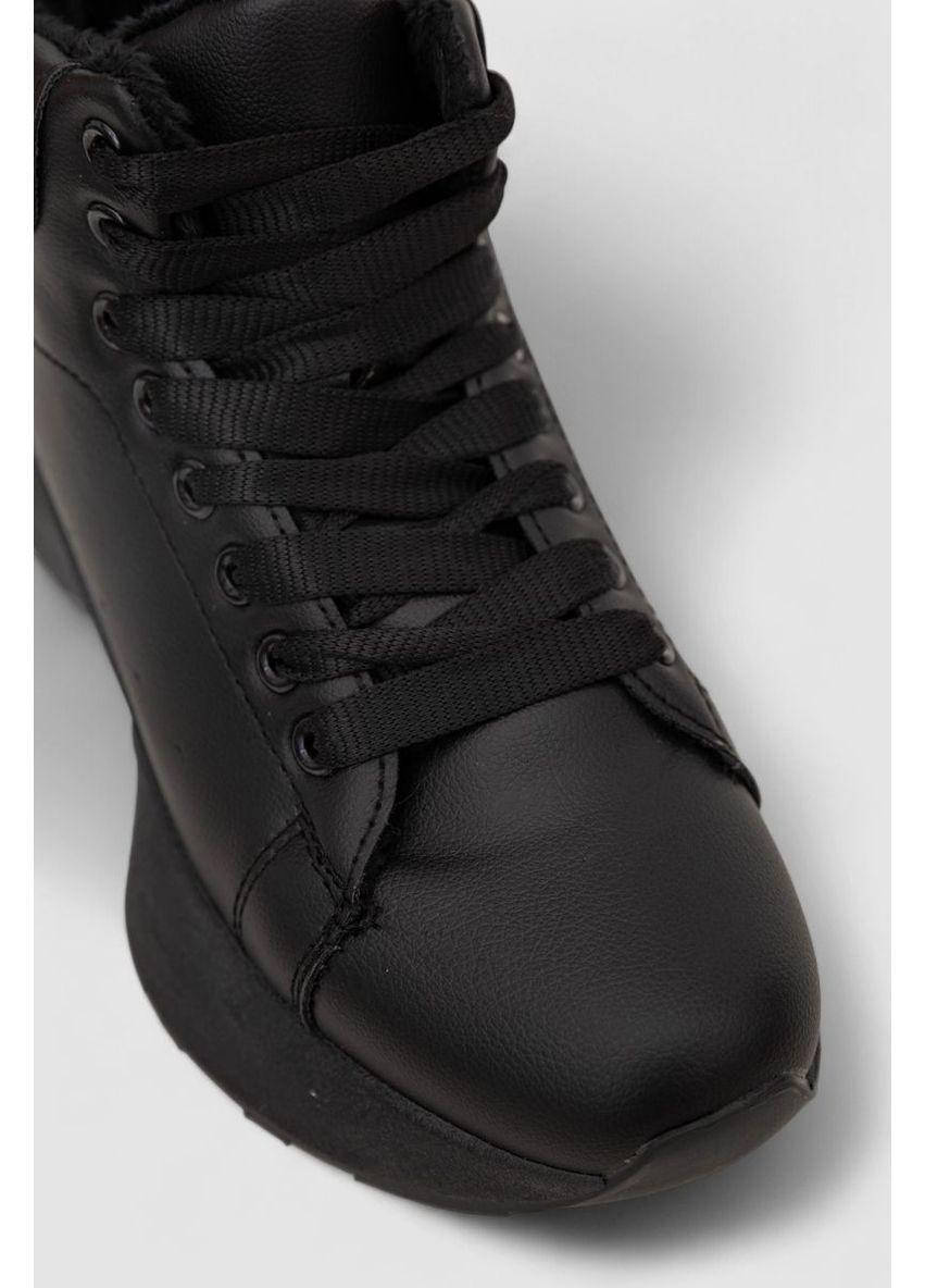 Кроссовки женские зимние на меху Ager 248RXM22 чёрные демисезоны (368485642)