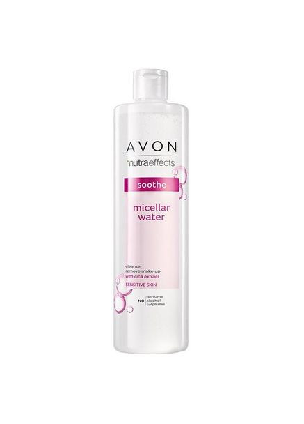Пом'якшувальна міцелярна вода для обличчя Nutraeffects soothe Avon (365437231)