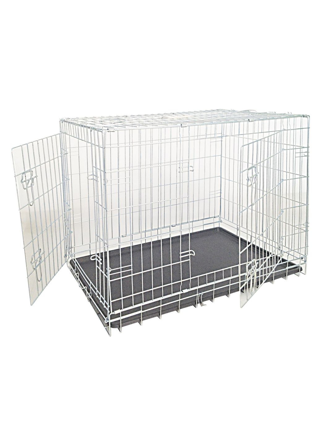 Клетка для собак (2 двери) 109*71*79 см (оцинковка) (8023222017191) Croci (326659102)