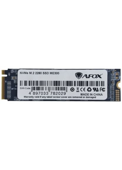 SSD 512Gb ME300 M.2 2280 PCIe NVMe Gen 3x4 3D TLC NAND, Retail AFOX (314747624)