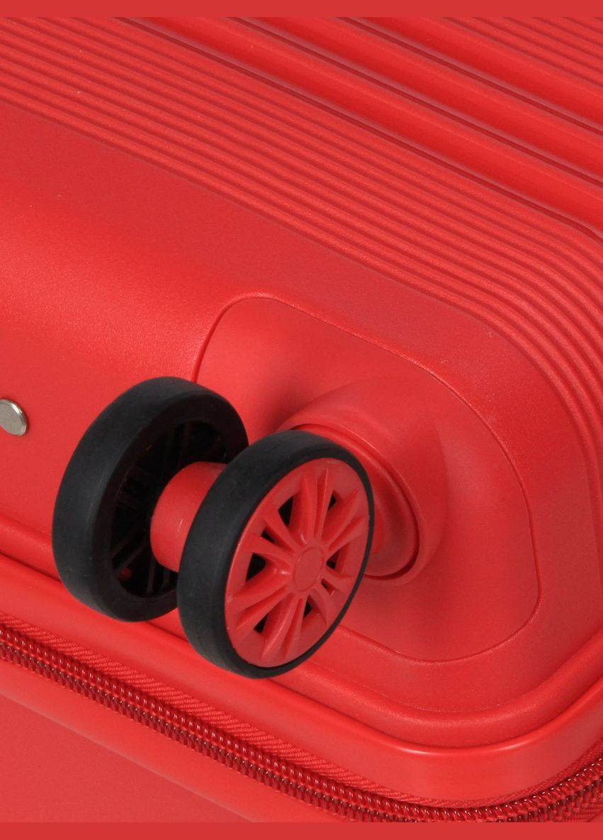 Чемодан маленький S полипропилен 21204 57×41×22см 36л Красный Snowball (297643731)